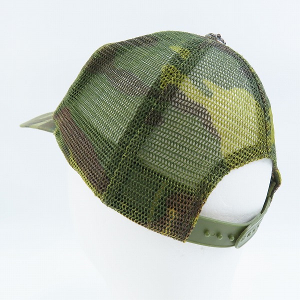 実際に弊社で買取させて頂いたCHROME HEARTS/クロムハーツ TRUCKER CAP/カモフラ/迷彩 CHクロスボタン トラッカー メッシュキャップ/4の画像 2枚目