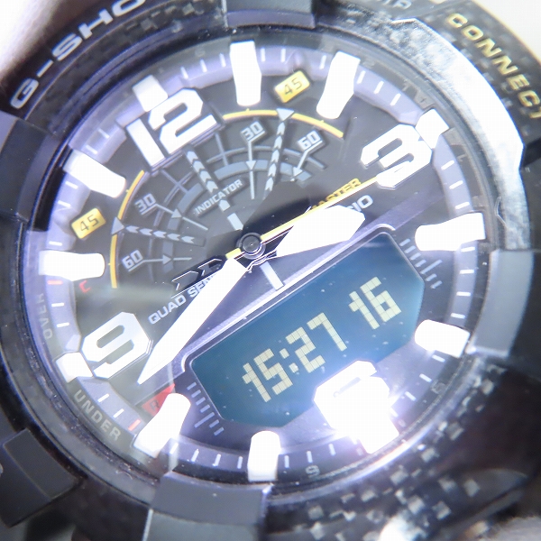 実際に弊社で買取させて頂いたG-SHOCK/Gショック MASTER OF G MUDMASTER/マスター オブ G マッドマスター GG-B100-1A3JFの画像 4枚目
