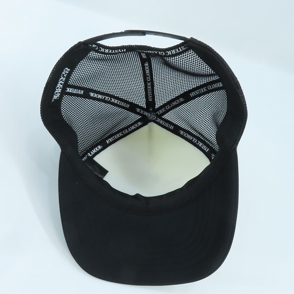 実際に弊社で買取させて頂いたHYSTERIC GLAMOUR/ヒステリックグラマー  UNLIMITED/アンリミテッド メッシュキャップ  02211QH01の画像 4枚目