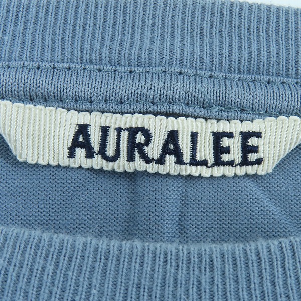 実際に弊社で買取させて頂いたAURALEE/オーラリー 長袖Tシャツ ブルーグレー系/3の画像 2枚目