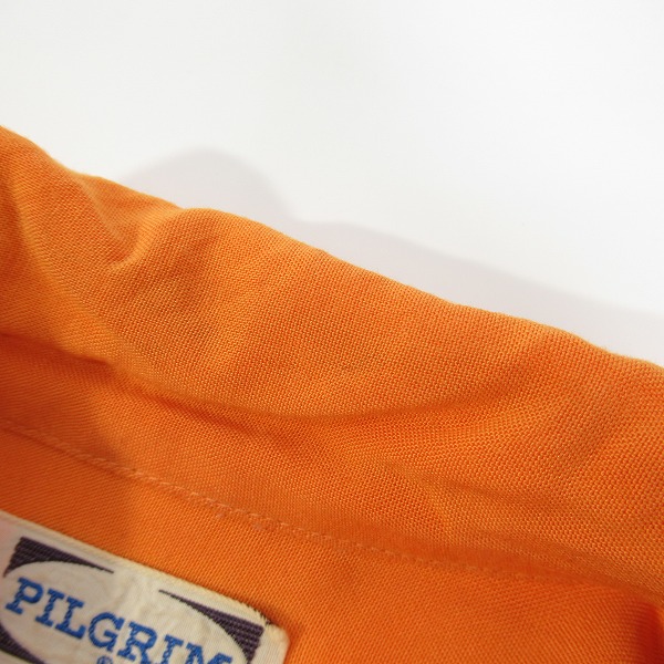 実際に弊社で買取させて頂いたPILGRIM/ピルグリム ヴィンテージ 60s 四角丸タグ 半袖シャツ /Mの画像 3枚目