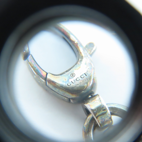 実際に弊社で買取させて頂いたGUCCI/グッチ インターロッキングG シルバー チェーンブレスレットの画像 5枚目