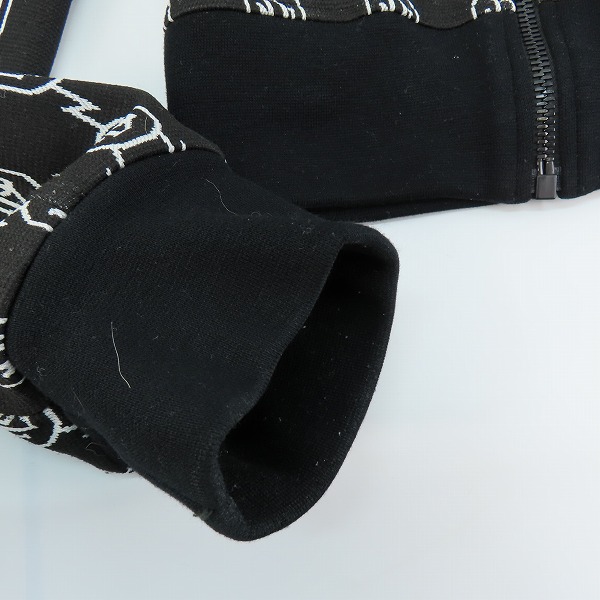 実際に弊社で買取させて頂いたNeil Barrett/ニールバレット ジップアップパーカー/PBJS582 N522C/Lの画像 7枚目