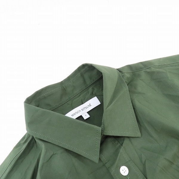実際に弊社で買取させて頂いたMAISON KITSUNE/メゾンキツネ 長袖レギュラーカラーシャツ LM00403WC0030/Sの画像 4枚目