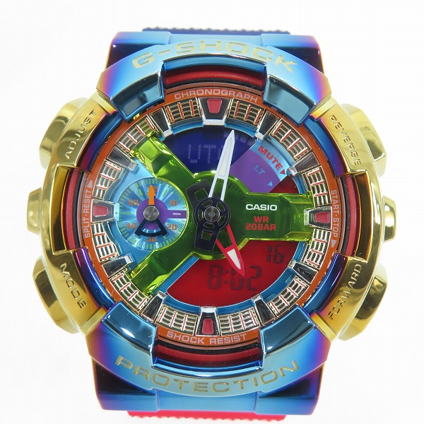 実際に弊社で買取させて頂いたG-SHOCK/Gショック Metal Covered レインボー 腕時計/ウォッチ GM-110RB-2AJFの画像 0枚目