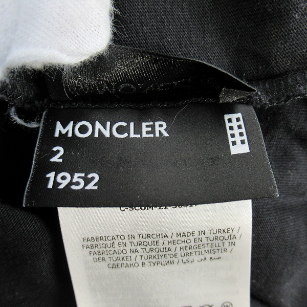 実際に弊社で買取させて頂いた【JPタグ】MONCLER GENIUS/モンクレールジーニアス モロッコロゴ 長袖Tシャツ/ロンT ブラック H10928D00001/XLの画像 3枚目
