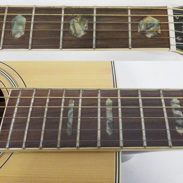 実際に弊社で買取させて頂いた★SPLENDOR/スプレンダー W-300 アコースティックギター/アコギ ソフトケース付の画像 3枚目