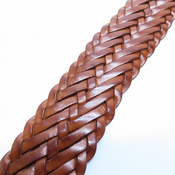 実際に弊社で買取させて頂いたTOM FORD/トムフォード レザー メッシュベルト TB212M/85の画像 5枚目