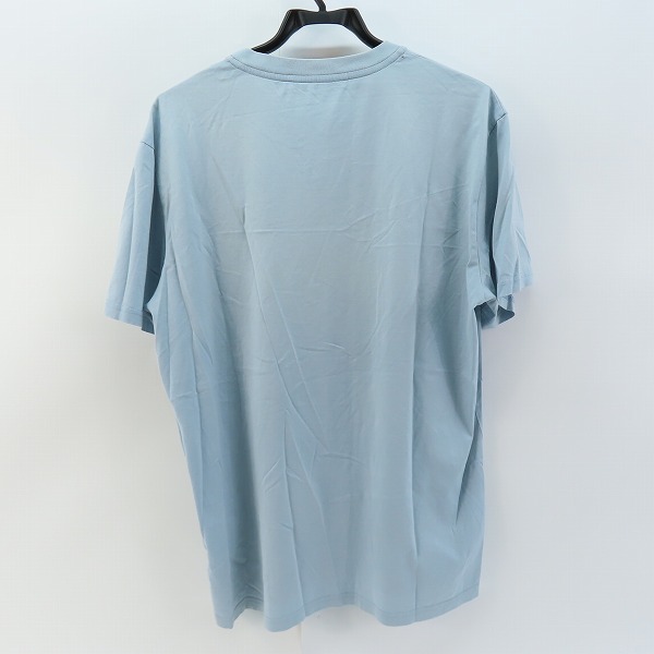 実際に弊社で買取させて頂いたGIVENCHY/ジバンシィ ヴィンテージロゴ スリムフィットクルーネック半袖Tシャツ ブルー BM70K93002/XLの画像 1枚目