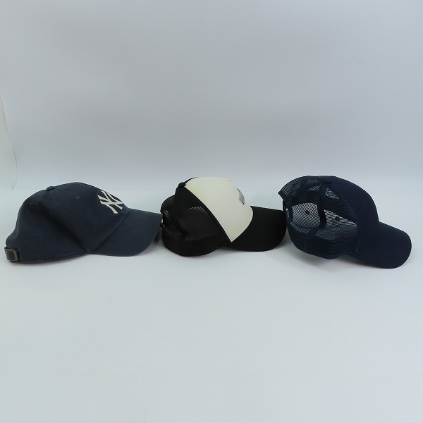 実際に弊社で買取させて頂いたNEW ERA/ニューエラ 47 Brand ニューヨーク・ヤンキース/メタルプレート/カーハート キャップ/帽子 3点セットの画像 3枚目