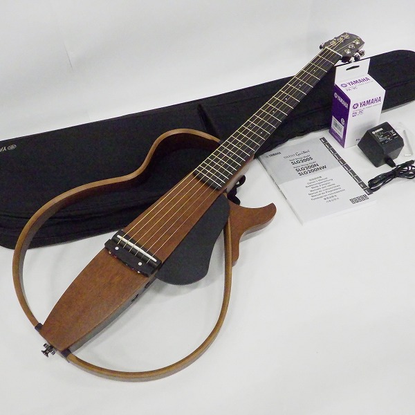 実際に弊社で買取させて頂いた★【美品】YAMAHA/ヤマハ SLG200S NT サイレントギター ACアダプター・専用ソフトケース付