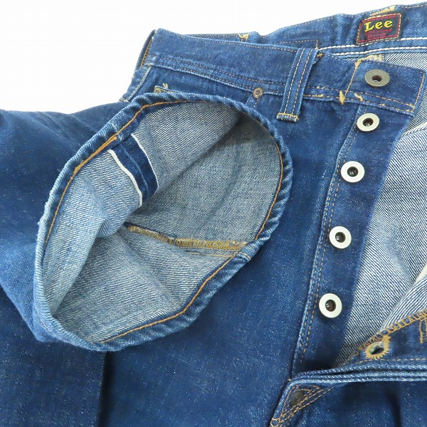 実際に弊社で買取させて頂いたLee/リー REAL VINTAGE COWBOY 1936年MODEL デニムパンツ/ジーンズ 16101/33の画像 6枚目