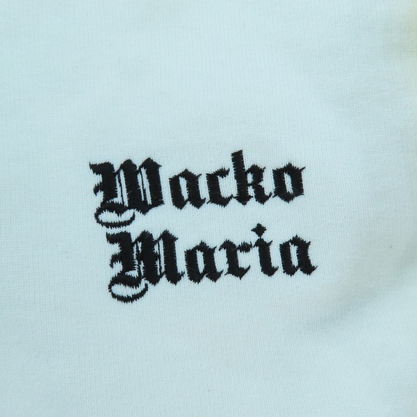 実際に弊社で買取させて頂いたWACKO MARIA/ワコマリア GUILTY PARTIES HEAVY WEIGHT PULLOVER HOODED SWEATSHIRT プルオーバー パーカー ホワイト XLの画像 5枚目