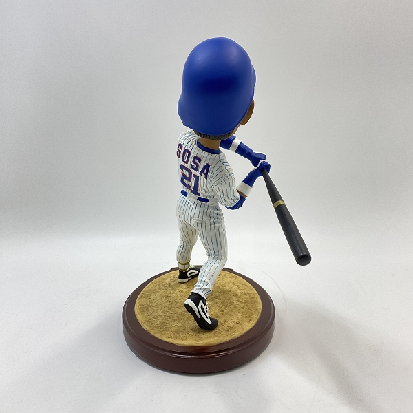 実際に弊社で買取させて頂いたTHE MEMORY COMPANY Sammy Sosa ボブルヘッドフィギュア リミテッドエディション 3500体限定の画像 2枚目