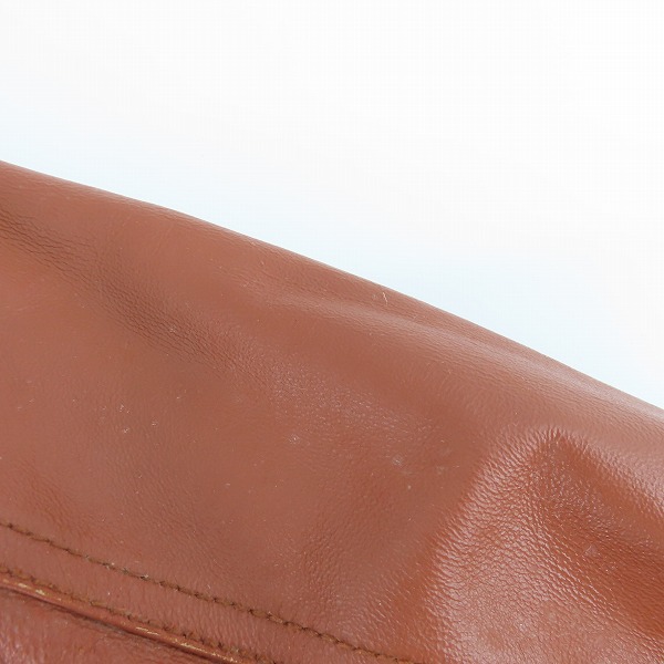 実際に弊社で買取させて頂いたGAP/ギャップ オールド 90sレザージャケット ヴィンテージ/Ｍの画像 4枚目