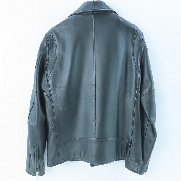 実際に弊社で買取させて頂いたURBAN RESERCH/アーバンリサーチ 羊革/シープ スキン ダブル ライダース ジャケット UR74-17H002/Mの画像 1枚目