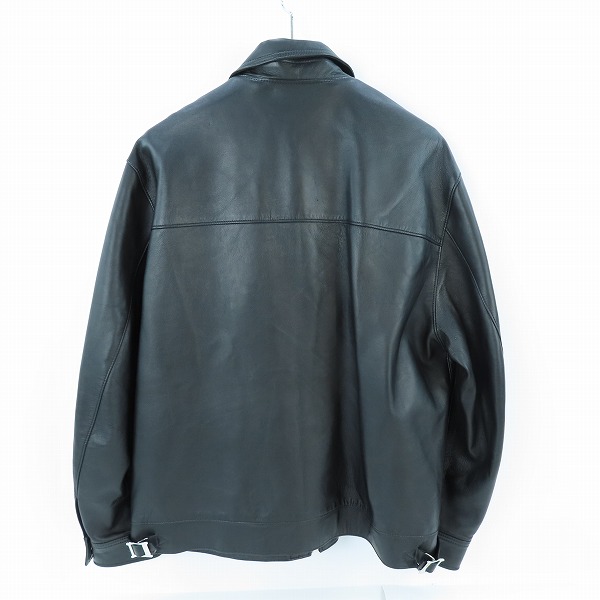 実際に弊社で買取させて頂いたWACKO MARIA/ワコマリア ラムレザー シングルライダースジャケット XLの画像 1枚目