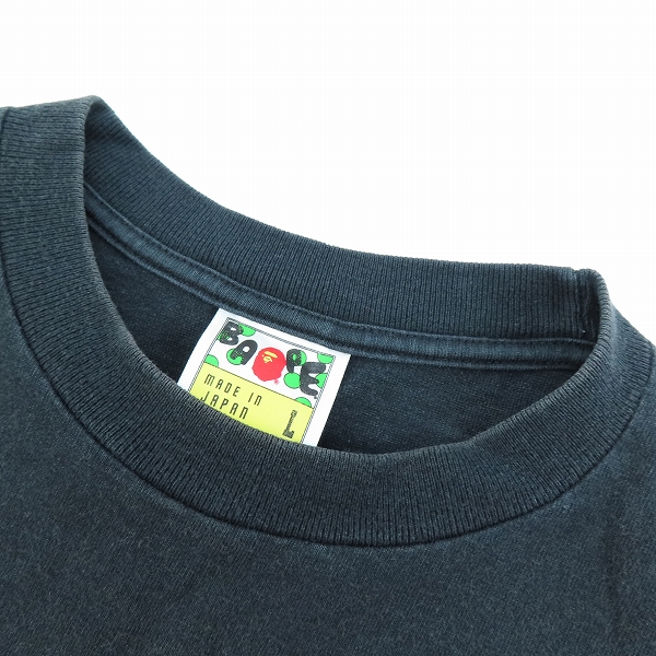 実際に弊社で買取させて頂いたA BATHING APE/アベイジングエイプ BAPE STORE 名古屋 10th 記念半袖Tシャツ/Lの画像 5枚目
