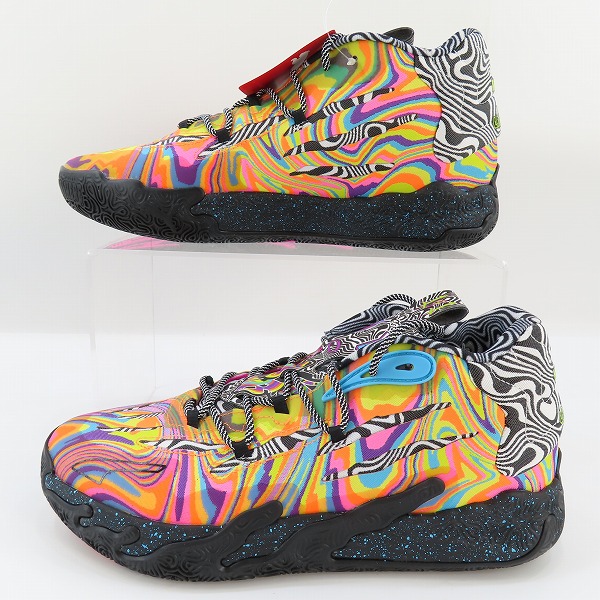実際に弊社で買取させて頂いた【未使用】PUMA/プーマ MB.03 DEXTERS LABORATORY LaMelo Ball/ラメロ・ボール スニーカー 379330-01 27の画像 3枚目