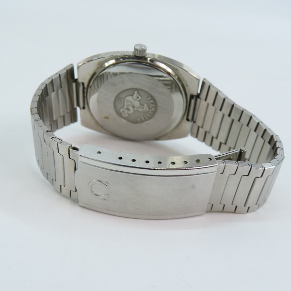 実際に弊社で買取させて頂いたOMEGA/オメガ 自動巻 SEAMASTER/シーマスター ブルー デイデイト アンティーク 14829の画像 4枚目