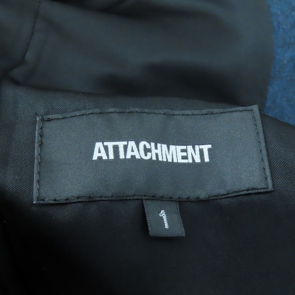 実際に弊社で買取させて頂いたATTACHMENT/アタッチメント ウール ダッフルコート AC42-211 /1の画像 3枚目