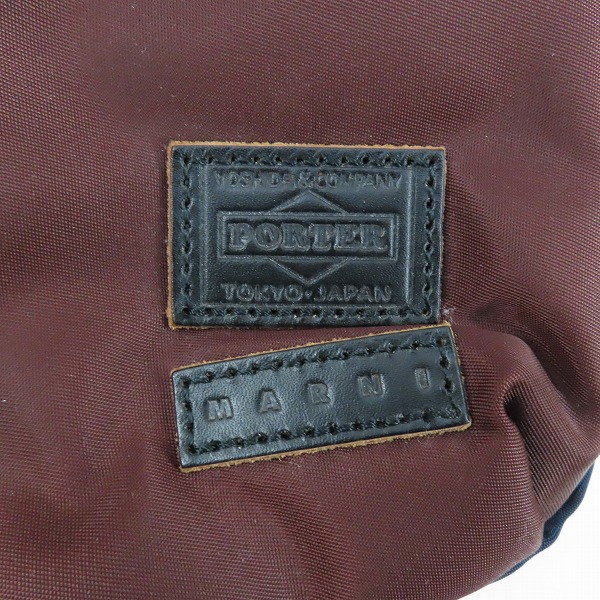 実際に弊社で買取させて頂いたMARNI×PORTER/マルニ×ポーター コンパクト ショルダーバッグ/ボディーバッグの画像 6枚目