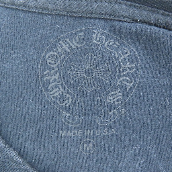 実際に弊社で買取させて頂いた【JPタグ】CHROME HEARTS/クロムハーツ マルチロゴ 胸ポケット付き 半袖カットソー/Mの画像 2枚目