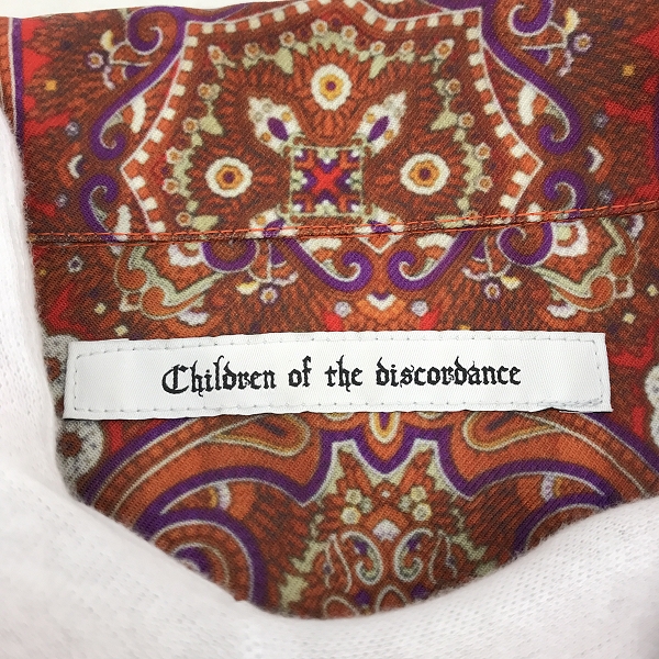 実際に弊社で買取させて頂いたChildren of the discordance/チルドレン オブ ザ ディスコーダンス 総柄 長袖シャツ COTDSH-122B-B2ND/2の画像 2枚目