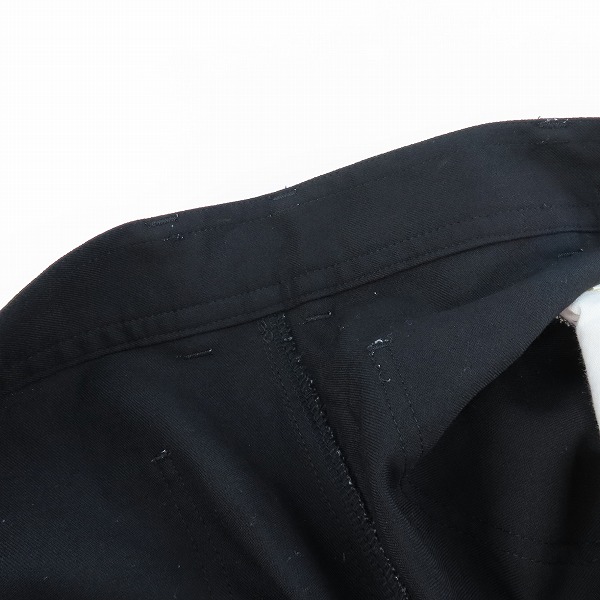 実際に弊社で買取させて頂いたBLACK COMME des GARCONS/ブラックコムデギャルソン サイド スタッズ デザイン ワイド パンツ 1T-P019/AD2017 Lの画像 6枚目