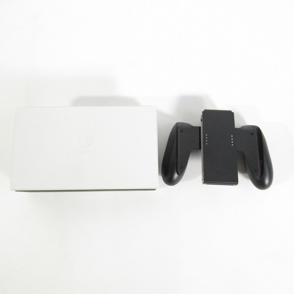 実際に弊社で買取させて頂いた任天堂 Nintendo Switch/ニンテンドースイッチ 有機ELモデル 本体 HEG-001/カービィ フロントカバー/クイックポーチ付きの画像 6枚目