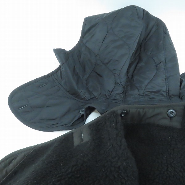 実際に弊社で買取させて頂いたALPHA INDUSTRIES/アルファインダストリーズ フーデッドボアライナージャケット TA1346-001/Lの画像 9枚目