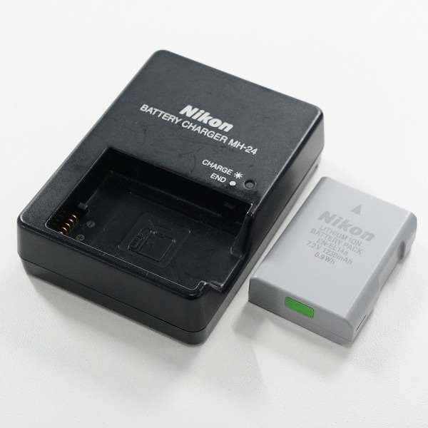 実際に弊社で買取させて頂いたNikon/ニコン EN-EL14a/MH-24 純正品 バッテリー バッテリーチャージャー 充電器 セット 動作確認済み