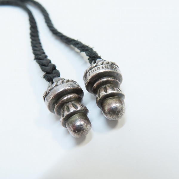 実際に弊社で買取させて頂いたCHROME HEARTS/クロムハーツ スモールCHクロスペンダントw/レザーブレードの画像 5枚目