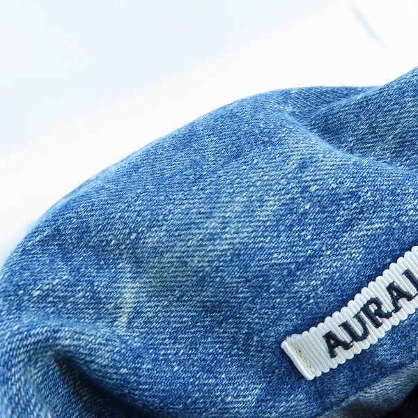 実際に弊社で買取させて頂いたAURALEE/オーラリー SELVEDGE FADED LIGHT DENIM BLOUSON デニムブルゾン A23SB01DE/5の画像 5枚目