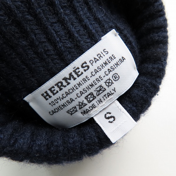 実際に弊社で買取させて頂いたHERMES/エルメス トリ・マイヨン カシミア手袋/グローブの画像 3枚目