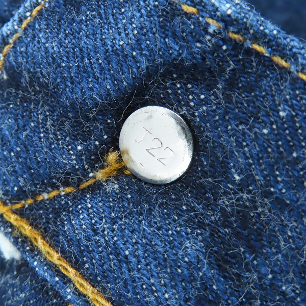 実際に弊社で買取させて頂いたLEVIS/リーバイス 502-XX 刻印J22 日本製 ビッグE 赤耳 TALONジップ デニムパンツ/W36 L36の画像 7枚目