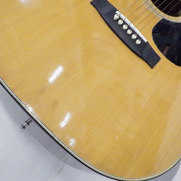 実際に弊社で買取させて頂いた★Morris/モーリス W15 アコースティックギター/アコギ ソフトケース付の画像 6枚目