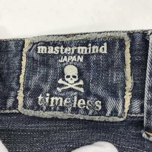 実際に弊社で買取させて頂いたmastermind JAPAN/マスターマインドジャパン 10SS timeless期 デニムパンツ MW-PA03-00-D/Mの画像 2枚目
