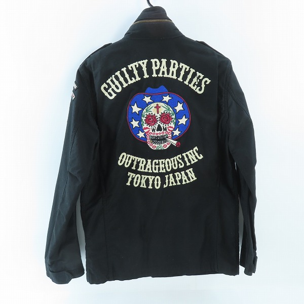 実際に弊社で買取させて頂いたWACKO MARIA/ワコマリア カクテルガール/スカル 刺繍 M-65 フィールドジャケット/ミリタリージャケット/Mの画像 1枚目