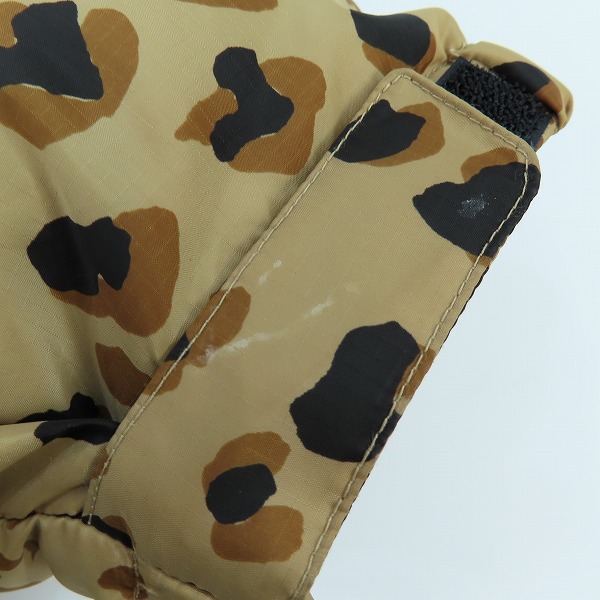 実際に弊社で買取させて頂いたWACKO MARIA×NANGA/ワコマリア×ナンガ レオパード ダウンジャケット /XLの画像 8枚目