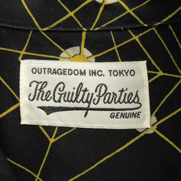 実際に弊社で買取させて頂いたWACKO MARIA/ワコマリア 半袖 オープンシャツ アトミックスパイダー/Mの画像 2枚目