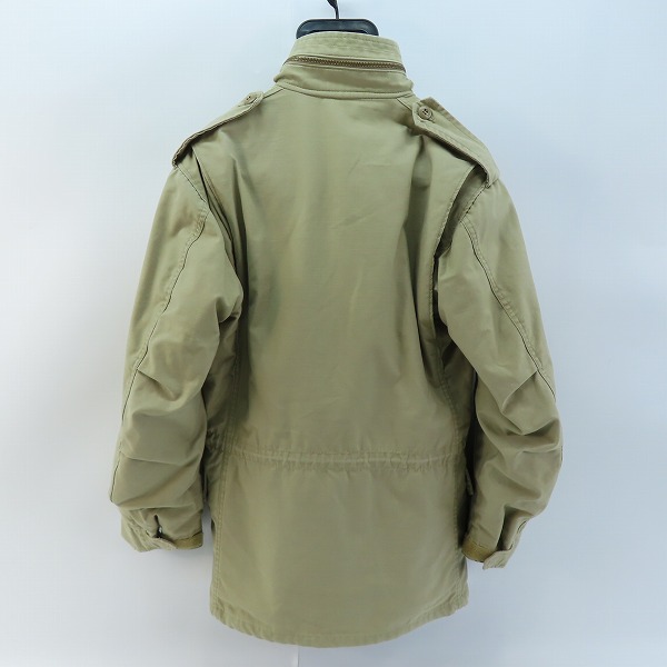 実際に弊社で買取させて頂いたALPHA INDUSTRIES/アルファインダストリーズ M-65型 USA製ミリタリージャケット 8415-01-099-7836/Sの画像 1枚目