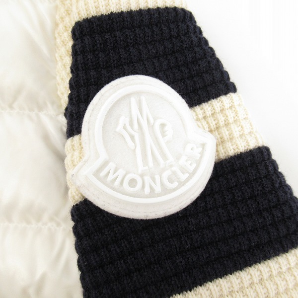 実際に弊社で買取させて頂いた【JPタグ】MONCLER/モンクレール CARDIGAN TRICOT ニット /ナイロン切り替え カーディガン/ダウンジャケット G20919B00002/Mの画像 5枚目