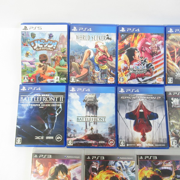 実際に弊社で買取させて頂いた【おまとめ】PS3/PS4/PS5/Wii/Switch ソフト リビッツ ビッグ・アドベンチャー/ワンピース海賊無双/アンチャーテッド 等の画像 1枚目