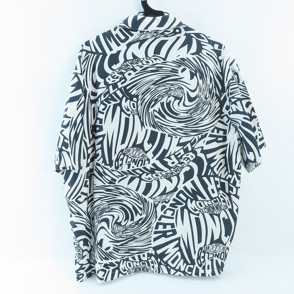 実際に弊社で買取させて頂いた【JPタグ】MONCLER/モンクレール CAMICIA/総柄 オープンカラーシャツ I10912F00010/XLの画像 1枚目