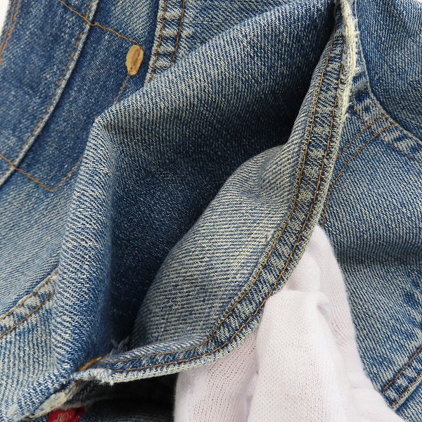 実際に弊社で買取させて頂いたLEVI'S/リーバイス ヴィンテージ 70s 501 刻印2/点々/不均等V/ビッグE/セルビッジ デニムパンツW30L30の画像 8枚目