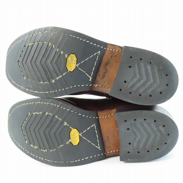 実際に弊社で買取させて頂いたRED WING/レッドウィング エンジニアブーツ 羽タグ PT83/8Dの画像 2枚目