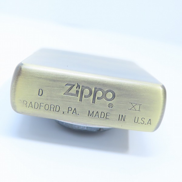 実際に弊社で買取させて頂いたZIPPO/ジッポー HARLEY-DAVIDSON/ハーレーダビットソン ディスクメタル ゴールド 立体メタル ボルトオン 1995年製の画像 3枚目