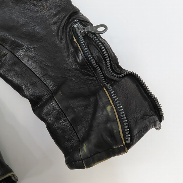 実際に弊社で買取させて頂いたISAMU KATAYAMA BACKLASH/バックラッシュ ドイツカーフ ダブルライダース 1148-02/Lの画像 7枚目