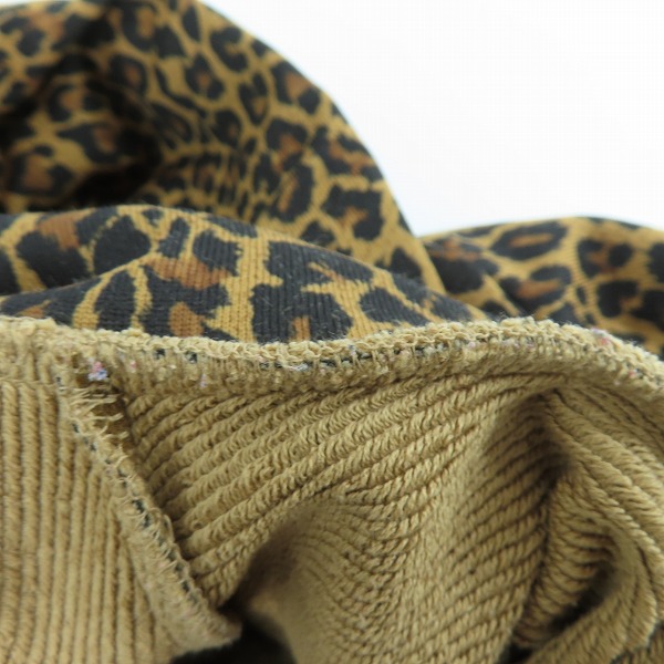 実際に弊社で買取させて頂いたroarguns×ONEMADE/ロアーガンズ×ワンメイド レオパード プルオーバー ロングパーカー/4の画像 8枚目